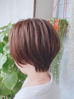 トイヘアー(toihair)の写真/お手入れ簡単、朝の忙しい時間もストレスフリーで楽々！360°どこから見ても美しいショートを叶えます♪