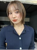 レイヤー外ハネボブ×メルティカラー×ミニウルフ[横浜駅]