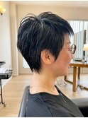 【UHair】襟足スッキリ♪小顔ショート★30代/40代/50代/ミセス