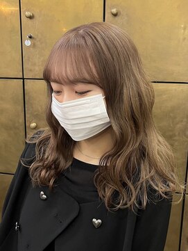 ヘアーアイスカルテット(HAIR ICI QUARTET) 透明感抜群♪ダブルカラーブリーチミルクティーベージュ