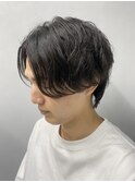 毛流れパーマ　ニュアンスパーマ