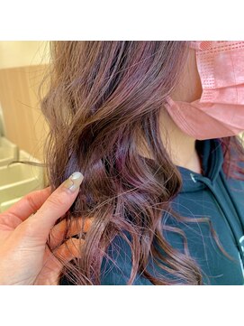 アッシュ 北千住店(Ash) 【ブリーチなし】ボルドーレッドカラー