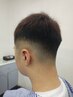 【バーバーマツイ人気No.1】カット＋顔剃り＋眉カット