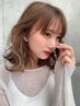 カット+ワンカラー+ハホニコトリートメント+炭酸泉Spa【￥8580】　
