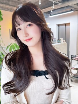 ウィズ 松戸五香店(Wiz) レイヤーロング × くびれヘア × シースルーバング