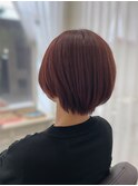 柔らかピンクブラウンカラー