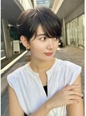 メンズライクハンサムショート大人可愛い春カールパーマ