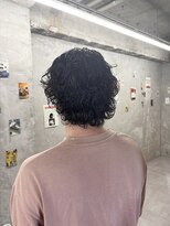 ドアホワイト(door white)&nbsp;無造作スパイラルパーマ×ウルフ