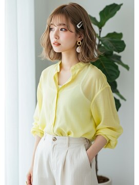 フルショウ 栄店(FURUSHO) 無造作パーマ/くすみベージュ/ミルクティーベージュ