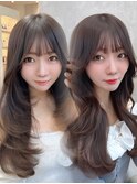 レイヤーカット/韓国レイヤー/韓国ヘア/顔まわり/似合わせ