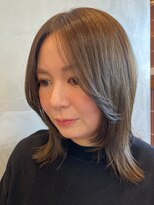 エリマバイフィフス 調布(elima by fifth)&nbsp;調布イルミナカラーレイヤーボブウルフショートカットベージュ