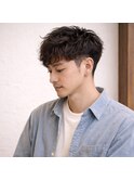 大人メンズツーブロックナチュラルショート20代 30代 40代 50代