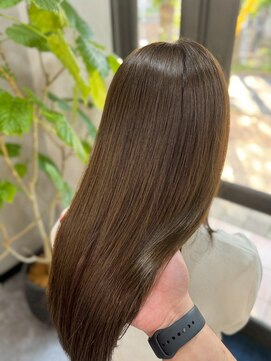 ベルポール(Bell port) 着物ヘア/大人ガーリー/ダークアッシュ/似合わせカット/芦屋駅