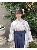 袴スタイルヘアアレンジシニヨン