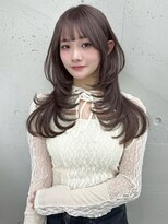 シーク 天神(SEEK)&nbsp;松尾菫菜/レイヤーカット/ハッシュカット/韓国ヘア