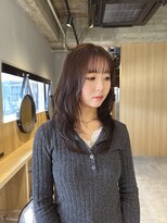 ジュベ(juve.) 大分ミディアムロング顔周りレイヤーカット髪質改善カラー