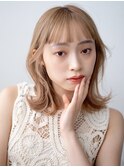 大人可愛いくびれ切りっぱなしボブ