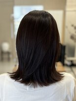 エリン バイ リル ヘアー 本陣(eLin by LiL hair)&nbsp;レイヤーロブ×フォギーカラー