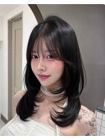 サンドイエナ 横浜店(sand yena)&nbsp;広がりを抑えて垢抜けるミディアムレイヤー