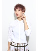 ヘアー アイス ルーチェ(HAIR ICI LUCE)&nbsp;大人かわいい　ショート　パープル　透明感