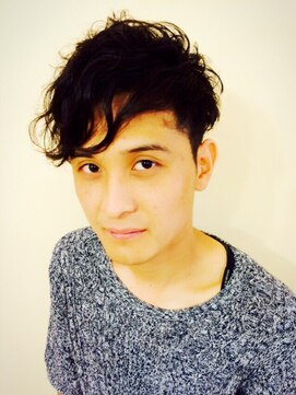 ラウンジ モリオ イケブクロ(Lounge MORIO Ikebukuro) 【morio池袋】黒髪ショート×ニュアンスパーマ