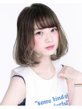 サバービア(suburbia) トリプルグラデーション + ホワイトグレージュc-56　3Dカラー