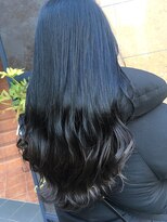 リガナッツ 池袋店(Riganuts)&nbsp;<riganuts 池袋>大人かわいい黒髪風アッシュグラデーション