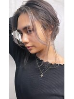 ソルトウォーター(SALT WATER)&nbsp;外国人風　シルバーベージュカラー　インナーカラー