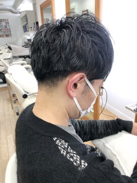 ヘッズ 本八幡店(HEADS) かき上げヘア ニュアンスマッシュ サイドパート 韓国マッシュ