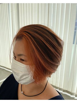 グランアディクト(Gran addict) オレンジフェイスフレーミング　30代40代50代  山本　日輪