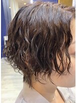 クラルス(CLARUS)&nbsp;ショートボブスタイル＆ゆるふわパーマ