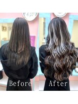 エクステ専門店あるじゃんすー 柏店 ホワイトハイライトスタイル#シールエクステ#ハイライト#柏