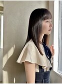 縮毛矯正/ぱつっとカット/前髪カット/ケラチントリートメント