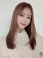 アルバム 池袋(ALBUM) ストレートへあ_マチルダボブピンクベージュ_29523