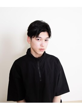 オリーブ(OLIVE) 黒髪アップバングショート