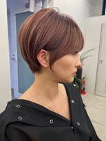ジルブラン(JIL BLAN) ハイライトバレイヤージュダブルカラーショートカット30代40代