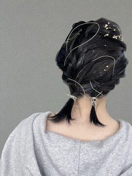 ウシワカマルエムティードット(USHIWAKAMARU MT.) 成人式ヘアセット