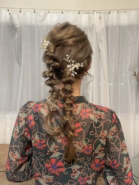 シェリール(CheRiR) 【CheRiR】ツインあみおろしヘアセット/肥後橋