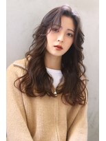 ロゼ 石橋(Rose)&nbsp;【ROSE】レイヤーカット＿センターパート＿ニュアンスパーマ