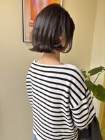 ヒントステーション(HINTSTATION)&nbsp;〈浅草 半個室〉レイヤーボブ/オリーブベージュ