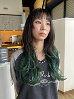 チル(Chill)&nbsp;chill/グラデーションカラー×ターコイズグリーン