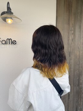 フェイム(FaMe) グラデーションカラー×イエロー