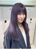 1ブリーチで出来るラベンダーカラー！