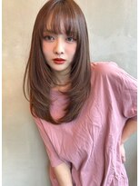 ロゼ 鳳(ROSE)&nbsp;【ROSE】レイヤーカット＿透明感カラー＿小顔バング