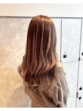 ガルボヘアー 心斎橋店(garbohair) 大阪×ミルクティーカラー×ハイライト