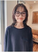 【広瀬】伸ばしかけの方に最適。ウルフボブ♪