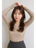 【ホームケア付】カット＋透明感カラー＋反応型link3ステップトリートメント