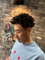 フォーコーナーズカットショップスリーセント 栄(FourCornersCutShop 3/cent)&nbsp;スパイキーアフロ