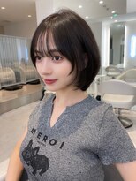 シティーバイローウェ 表参道(City/louwe)&nbsp;ショートボブ/顔周りレイヤーカット