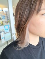 マリーインターナショナル 浦添店(MARIE INTERNATIONAL)&nbsp;アッシュベージュブラウンインナーカラーミルクティーグレージュ